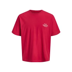 Jack & Jones Junior Majica JORNorberto rdeča/bela