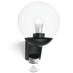 STEINEL 005535 - Spoljno zidno svetlo sa senzorom L585S, 1xE27/60W, crno, IP44