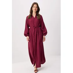 Trendyol Modest Ženska haljina Tctss26Eb00201, Bordo