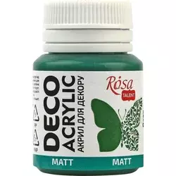 Akril za dekoracije, MATT, 20 ml, ROSA TALENT - Green Deep mat