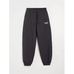 Sinsay - Donji deo trenerke loose jogger - tamno siva