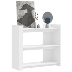 Konzolni stol bijeli 100 x 35 x 90 cm od konstruiranog drva