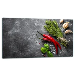 shumee Steklena ploa rezalna ploa 52x30 Chilli