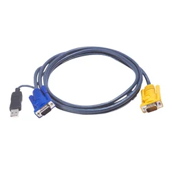 ATEN 5M USB KVM Cable with 3 in 1 SPHD and built-in PS/2 to USB converte (2L-5205UP)