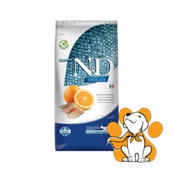 N&D Ocean Herring&Orange Recipe 5kg, Osvežavajuća Mešavina Haringe i Pomorandže