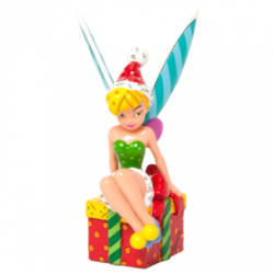 BELL ROMERO BRITTO Tinker Sitting on Present Mini Figurine - 022508 Disney, 10 cm