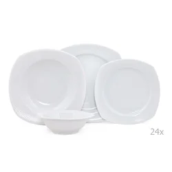 Hermia Servis za ručavanje, 24 komada, Beli