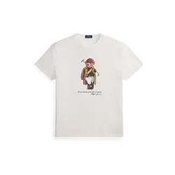 Polo Ralph Lauren Majica bež/rdeča/črna/bela
