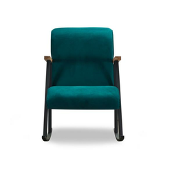 ATELIER DEL SOFA Stolica za ljuljanje Yoka Petrol Blue