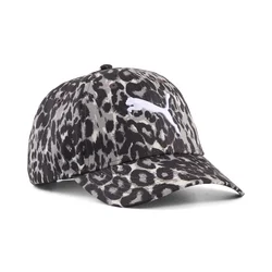 PUMA Essentials Elevated Printed Baseball Cap, Shop, Buttercream/Leopard, OSFA