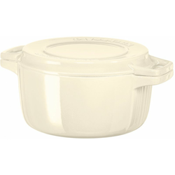 KitchenAid posuda s poklopcem, promjer 24 cm, krem