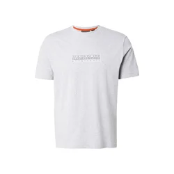 Napapijri Majica S-Box Logo NP0A4IFL Siva Regular Fit