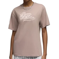 Puma majica Puma Graphics Relaxed Varsity Tee za žene