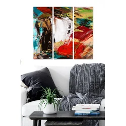 Set slika Wallity MDF21368047, 3 dijela
