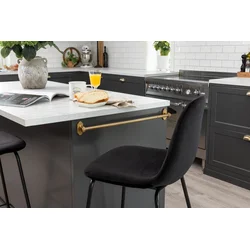 Venture Design Barski stol Polar 43x41,5x105 cm črne barve