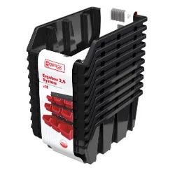 Komplet 10x Ergobox 2,5 System črn 65641