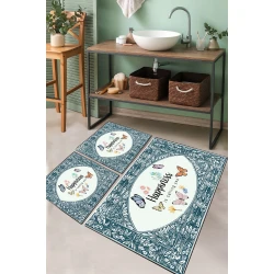 Lessentiel Maison Set 3 prostirke za kupatilo Šareni