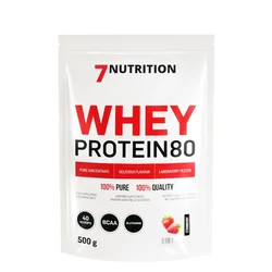7 nutrition Protein surutke 80% jagoda, 500g