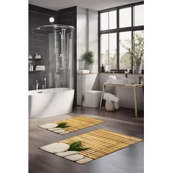 Lessentiel Maison Set prostirki za kupatilo CT-5202, 2 Komada, Bež