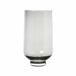 Komplet 2 črnih kozarcev Blomus Flow, 400 ml