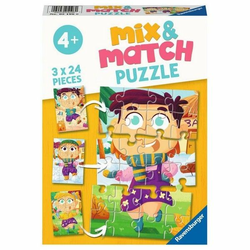 Ravensburger Mix&Match puzzle - Slozi garderobu - 3x24 delova