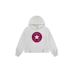 CONVERSE Majica pegasto siva/jagoda/bela