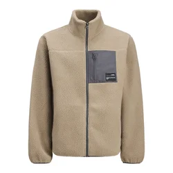JJ REBEL Muška teddy jakna 12285169, Bež