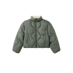 MANGO KIDS Prehodna jakna ROMA ecru / kaki
