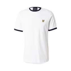 Lyle & Scott Majica nočno modra/rumena/bela