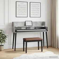 Studio radni stol Betonska siva 110 x 40 x 19,5 cm