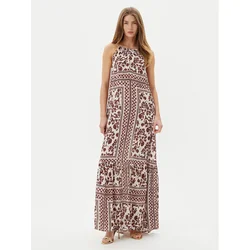 Gaudi Poletna obleka 511FD15025 Rjava Relaxed Fit