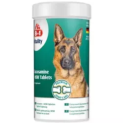 8in1 Vitality Glucosamine + MSM Tablets, 55 tbl