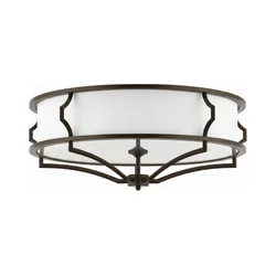Open Design OR86607 - Plafonsko svetlo STESSO 4xE27/12W/230V prečnik 65 cm braon