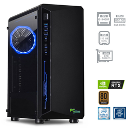 PCPLUS gaming računalnik GAMER (Core i5 2.9GHz, 8GB, 512GB SSD, GeForce GTX 1050 Ti 4GB GDDR5, brez OS)