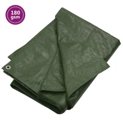 Cerada 180 g/m2 3 x 4 m zelena HDPE