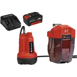 Einhell Aku. Pumpa za čistu vodu GE-SP 18 Li i Power-X-Change 18V 4,0 Ah Starter-Kit
