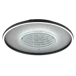 Globo 68288D3 - LED plafonsko svetlo MIRRORA 40W/230V, prečnik 51,5 cm, u crnoj boji