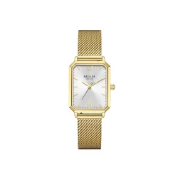 Régler Analogna ura Régler Élégance Mesh Gold - Silver zlata