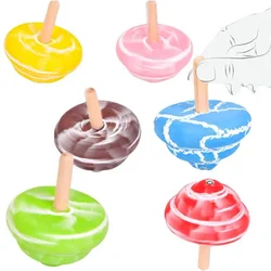 shumee Set 6 senzoričnih mini barvnih vrtavk