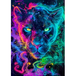 Enjoy - Puzzle Neonski panter - 1 000 kosov