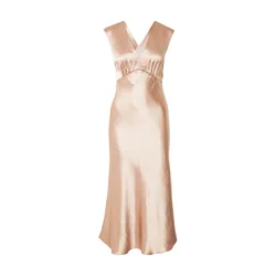 Max Mara Leisure Obleka GLIZIA pesek