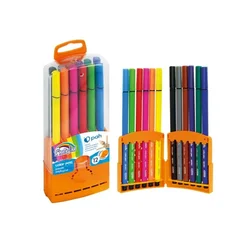 MONAMI Komplet 12 trikotnih markerjev v plastičnem kovčku Fiorello GR-290