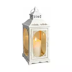 Dekorativna lanterna ROSEHILL 54,5 cm bela