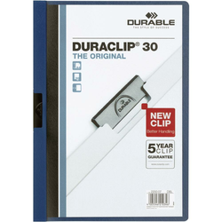Durable Fascikl sa zatvaračem Duraclip, plavi