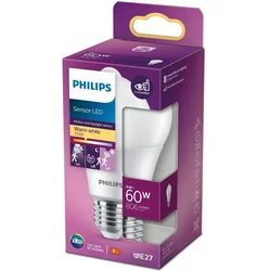 Philips LED E27 Normal 60W Senzor gibanja 806lm