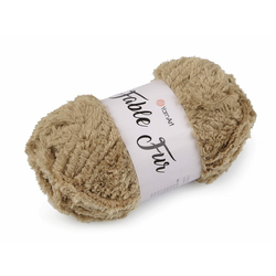Pletena preja Fable Fur 100 g - (968) bež