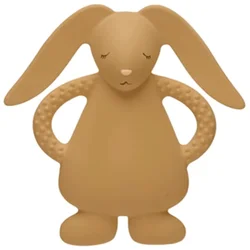 Moonie Natural Teether Rabbit grizalo Cappucino 1 kos