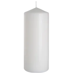 AURA BELA CILJASTA SVEČA Obhajilo Poroka BISPOL 8x20cm