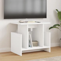 TV stalak 2 pcs Bijelo 50 x 35 x 45 cm Konstruirano drvo