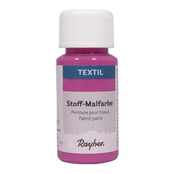 Rayher. Barva za tekstil, rožnata, 50ml